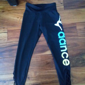 Justice Active dance workout leggings size 10